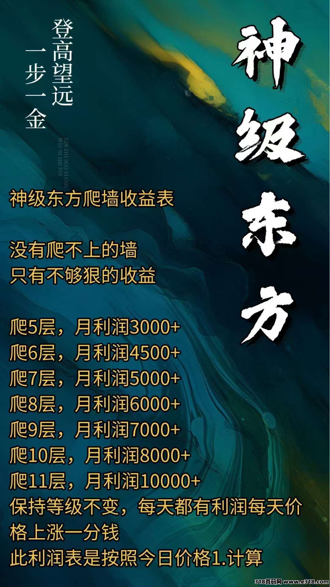 首码神级东方，爬楼烧伤模式，速度搞起