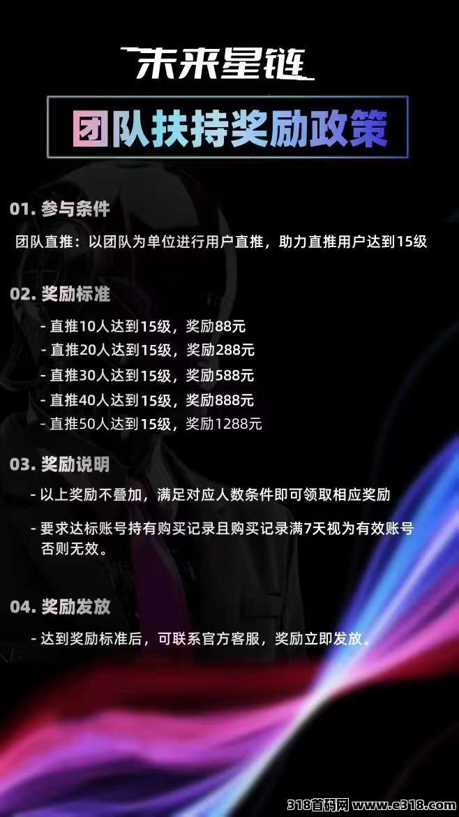 未来星链，收散户、团队
